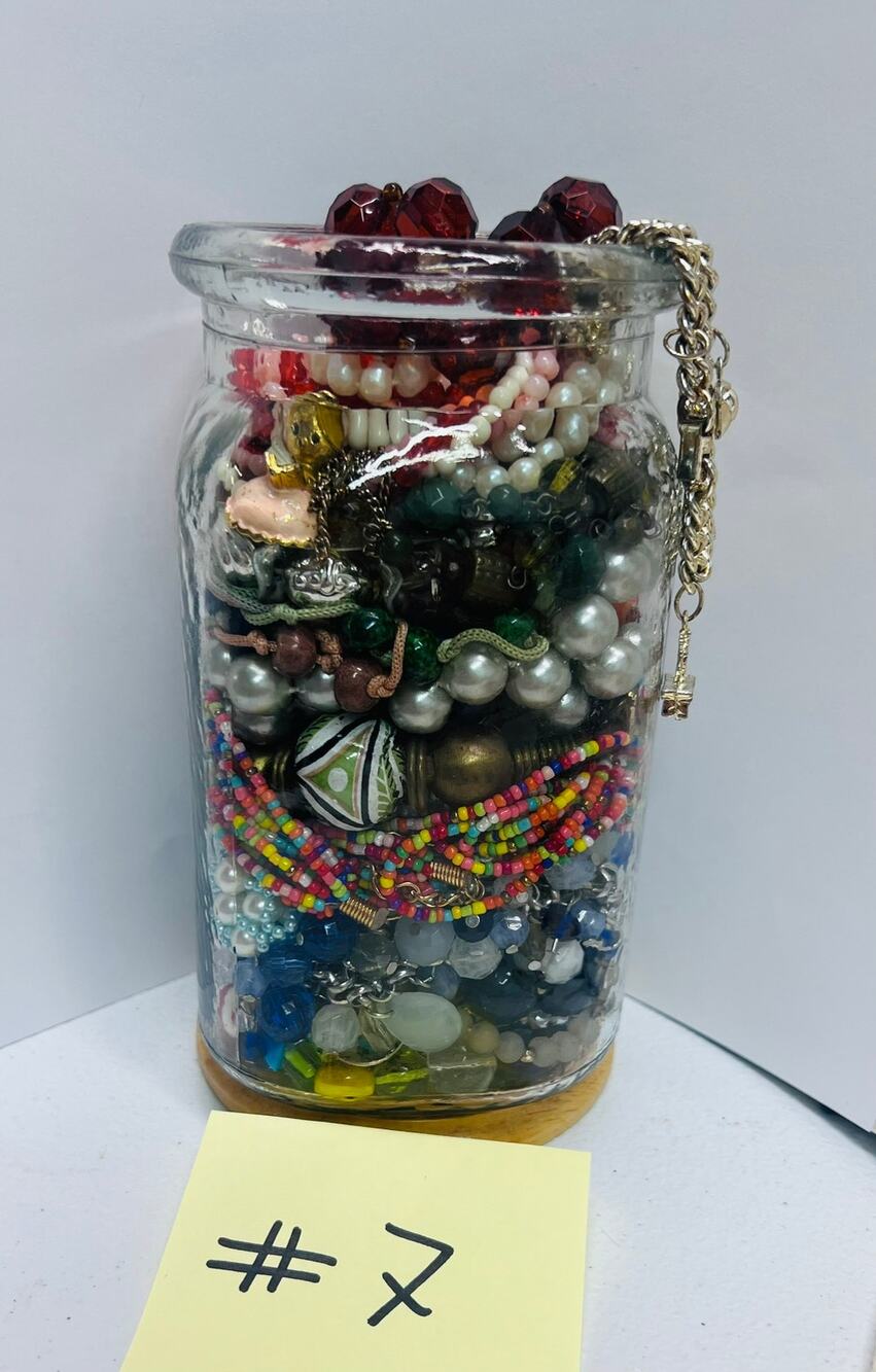 Mystery Jewelry Jar - Costume Vintage Modern Lot 7